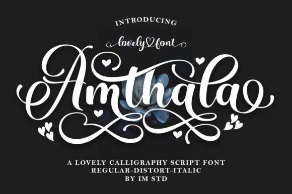 Amthala: A Luxurious Script for Your Brand