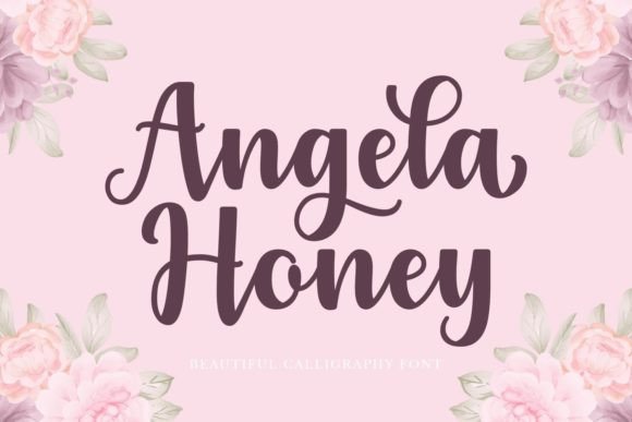 Angela Honey Font for Elegant Design