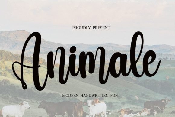 Animale Font: Modern Handwritten Style