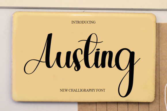 Austing: A Font That Speaks Volumes