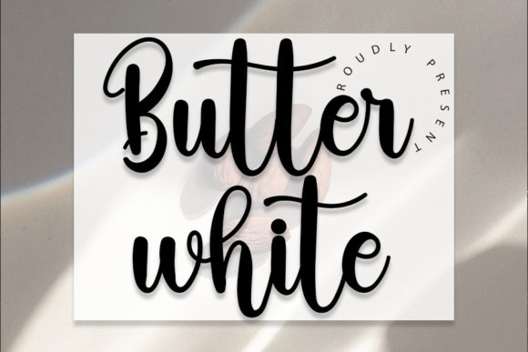 Butterwhite: A Stylish Handwritten Font