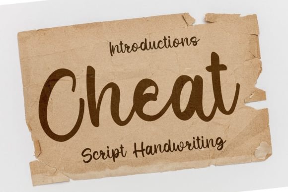 Cheat: A Luxurious Script Font