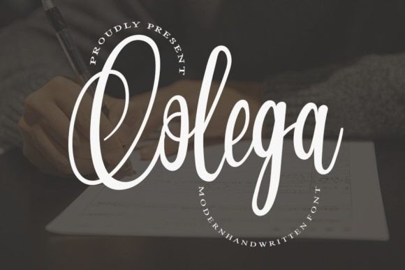 Colega: A Modern Handwritten Font for Business
