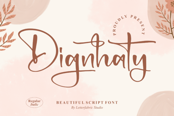 Dignhaty: A Font for Polished Branding
