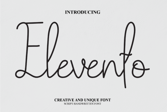 Elevento: A Font That Elevates Your Brand