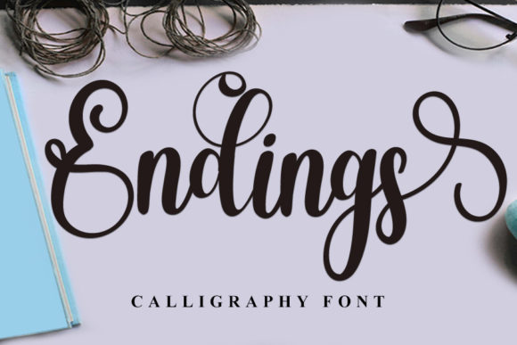 Endings Font: Stylish Handwritten Type