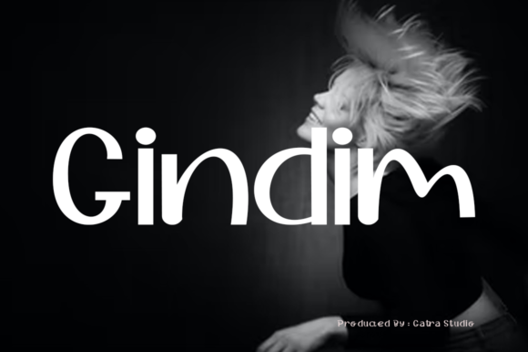 Gindim: A Joyful Display Font