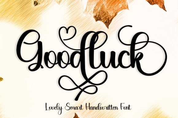 Goodluck Font: Stylish Handwritten Type