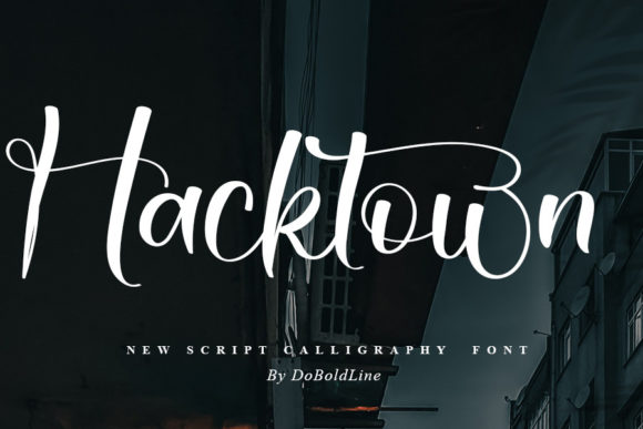 Hacktown: A Stylish Handwritten Font