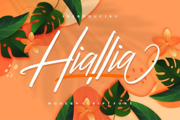 Hiallia: A Romantic Typeface for Marketing