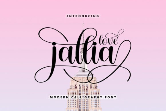 Jallia Love: A Script Font for Real Projects