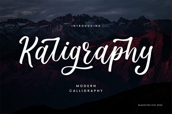 Kaligraphy: A Modern Calligraphy Font for Creators