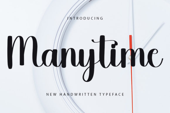 Manytime: A Stylish Font for Business Branding