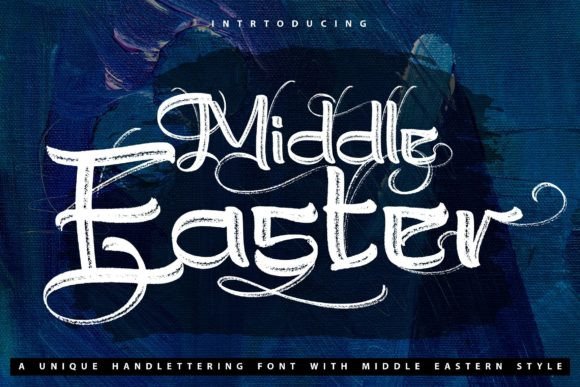 Middle Easter: A Handwritten Brush Font for Creative Projects