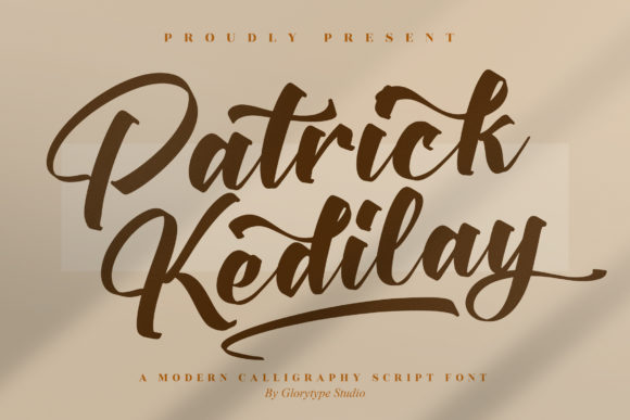 Patrick Kedilay Font for Creative Makers