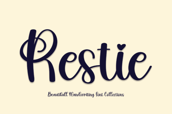 Restie: A Luxurious Script Font