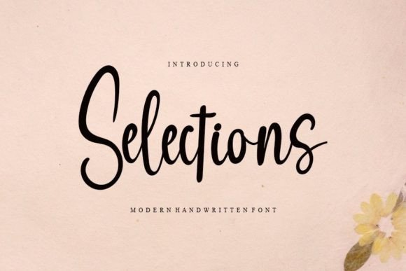 Selections Font for Business