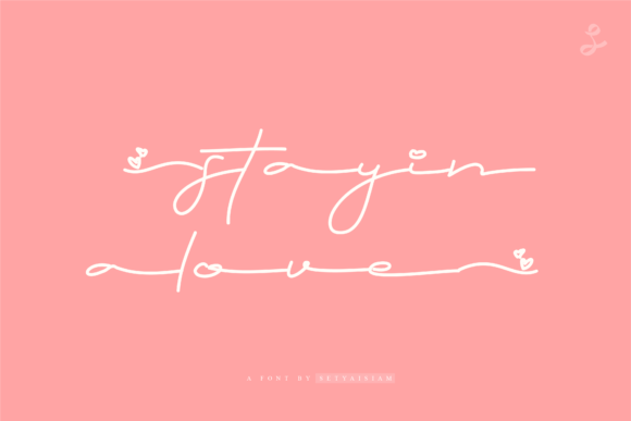 Stayin Alove Font for Creative Projects