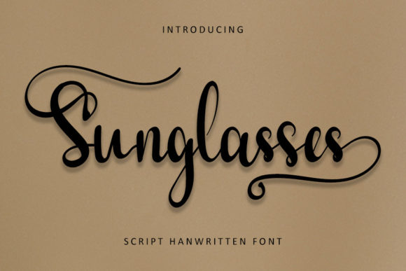 Sunglasses: A Stylish Font for Campaigns