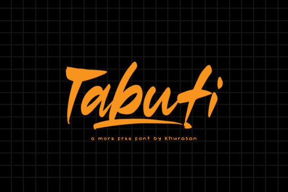 Tabuti: A Modern Brush Font for Business