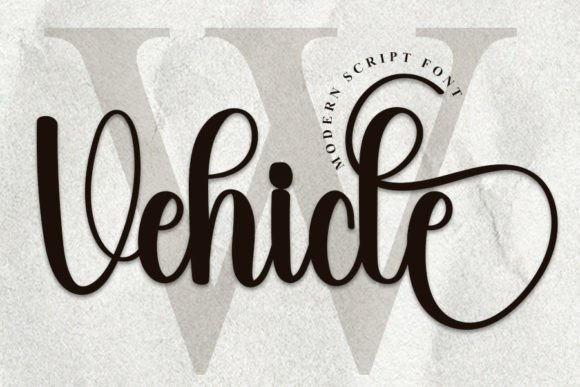 Vehicle: A Trendy Handwritten Font