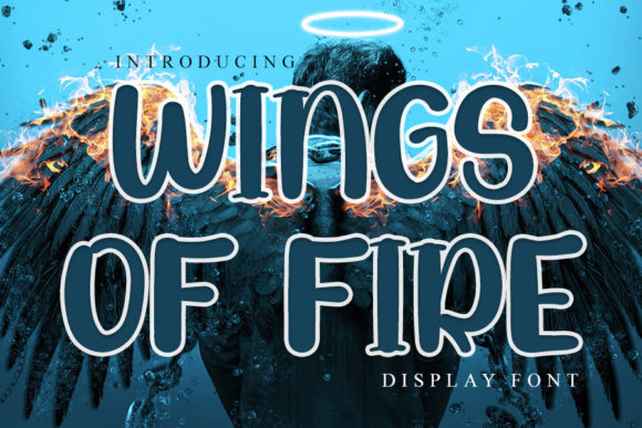 Wings of Fire Font for Creative Projects