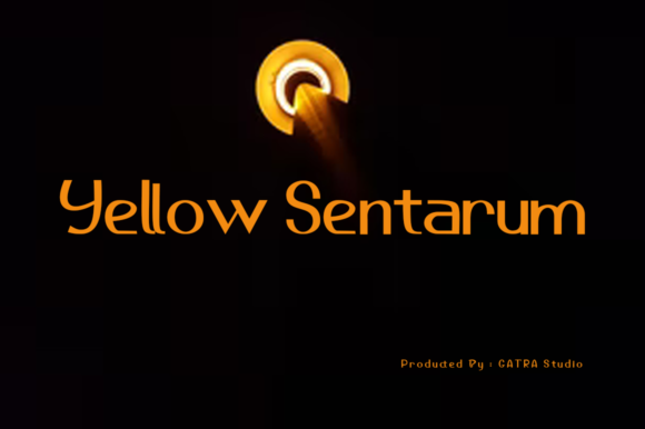 Yellow Sentarum: A Font for Creative Business